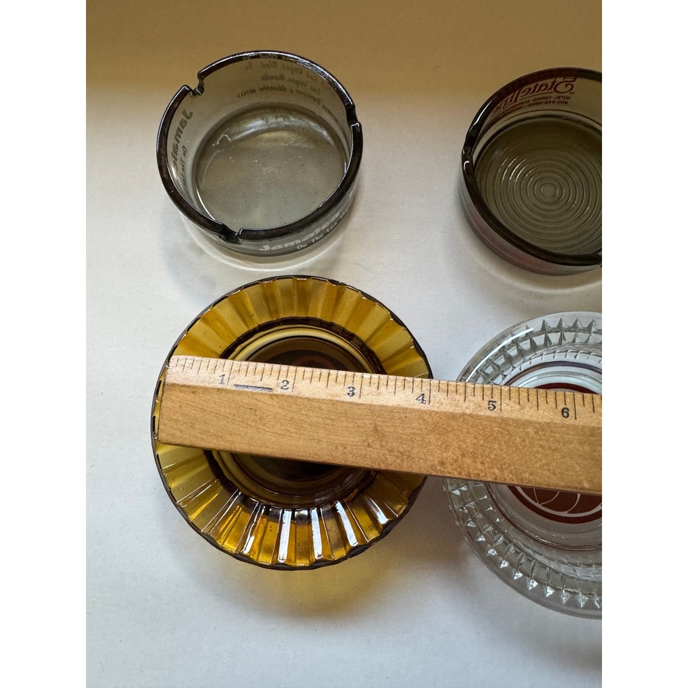 Vintage Las Vegas Casino Hotel Glass Ashtray Lot Sands El Rancho Peppermill - Picture 14 of 16
